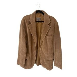 Wilsons Camel‎ Leather Men's Biker Jacket Size Large